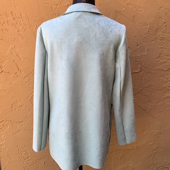 🎉HOST PICK🎉 Joan Vass Faux Suede Jacket - Sz L - Picture 2 of 6
